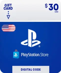 PlayStation Gift Card – 30$ US (DIGITAL CODE)