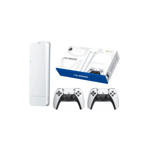 M15 Game Stick 4K Console 64GB with Dual 2.4G Wireless Controllers – 20000 Games – PS1/GBA/SNES