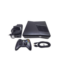 Microsoft XBox 360 S Slim 250GB Black Video Game Console System 360S Bundle