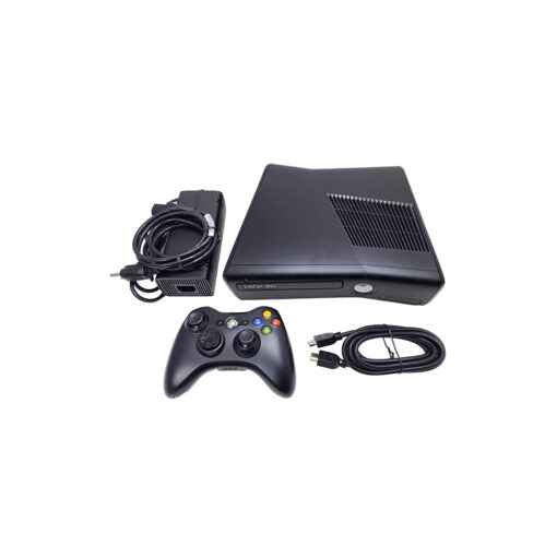 Microsoft XBox 360 S Slim 250GB Black Video Game Console System 360S Bundle