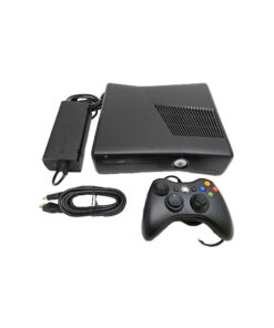 Microsoft Xbox 360S Black XBOX 360 SLIM Video Game Console System Bundle Set Kit
