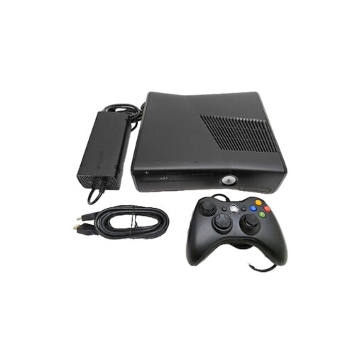 Microsoft Xbox 360S Black XBOX 360 SLIM Video Game Console System Bundle Set Kit