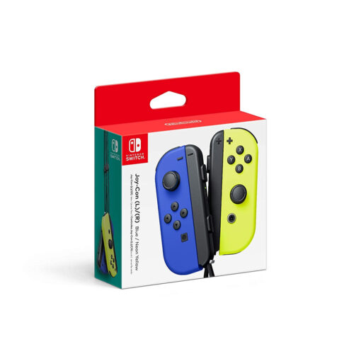 Nintendo Switch JoyCon Blue and Yellow
