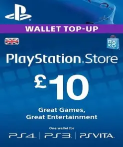 PlayStation Gift Card – 10 Pound UK (DIGITAL CODE)