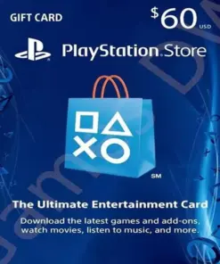 PlayStation Gift Card – 60$ US (DIGITAL CODE)